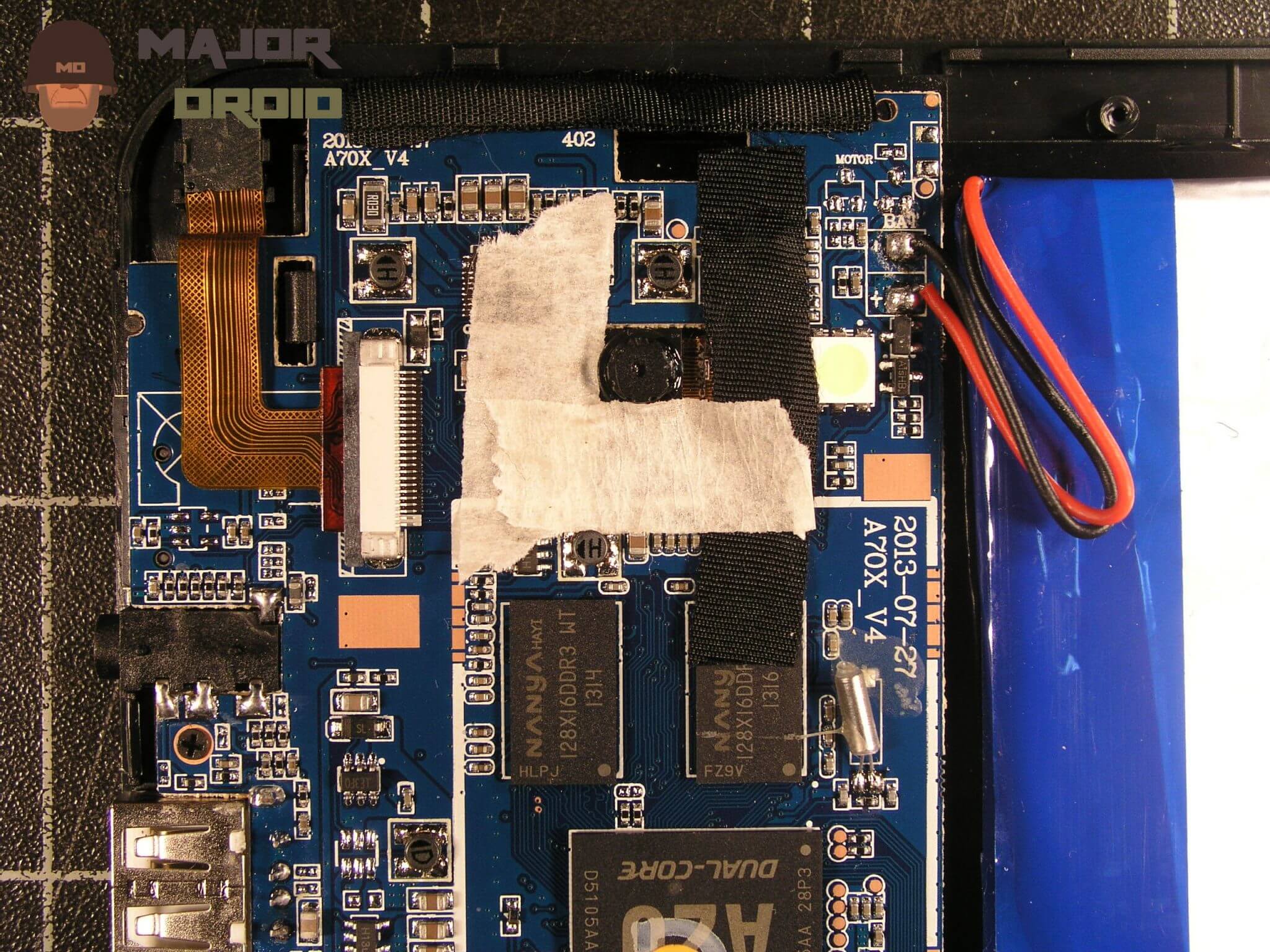 the Chinese tablet. If the problem was only in the battery the tablet 