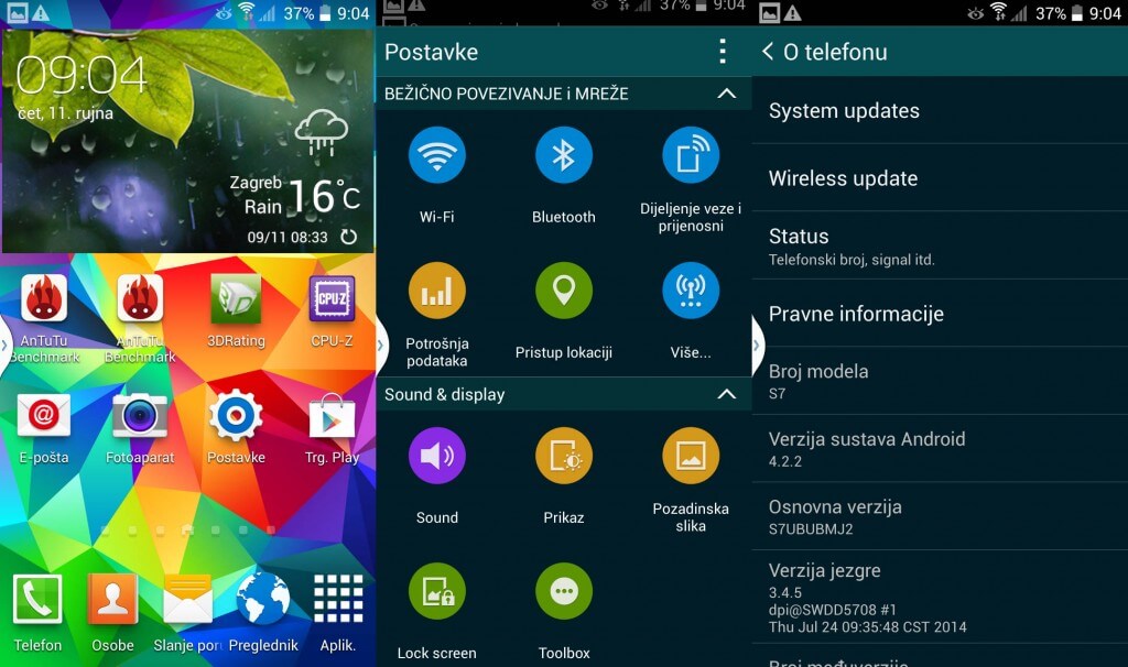 NO.1 S7 Android 4.2.2 os