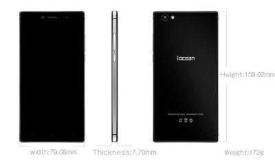 iOcean X8 specifications