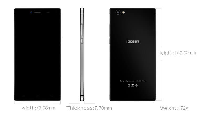 iOcean X8 specifications