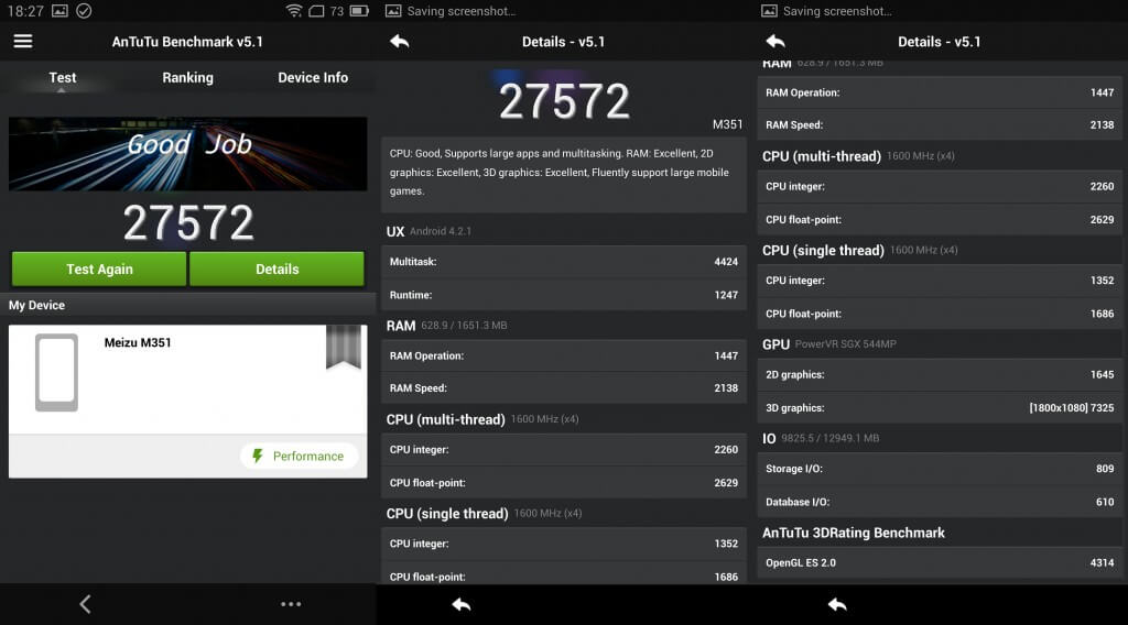 meizu mx3 antutu benchmark