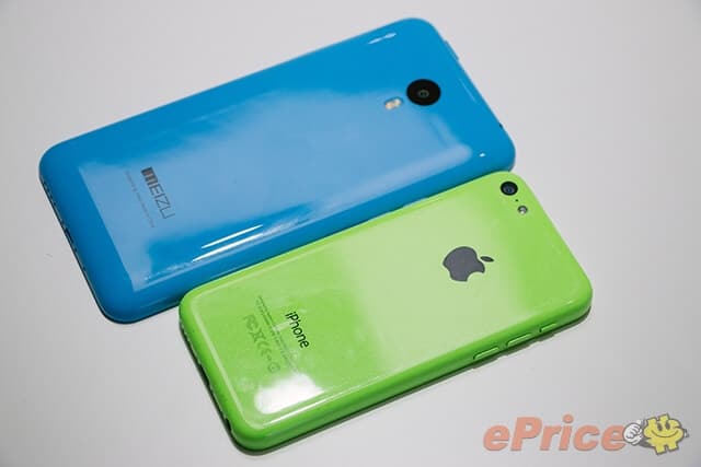 Meizu M1 Note vs. iPhone 5c