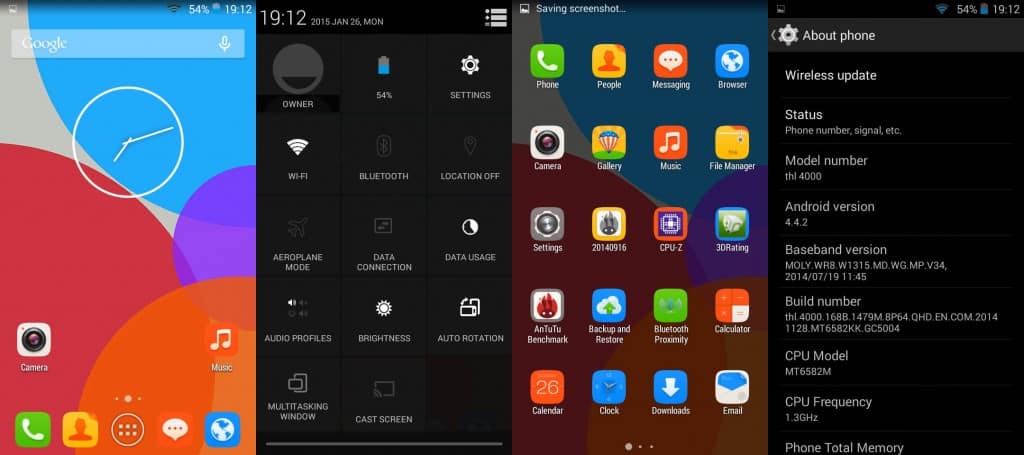 THL 4000 android os