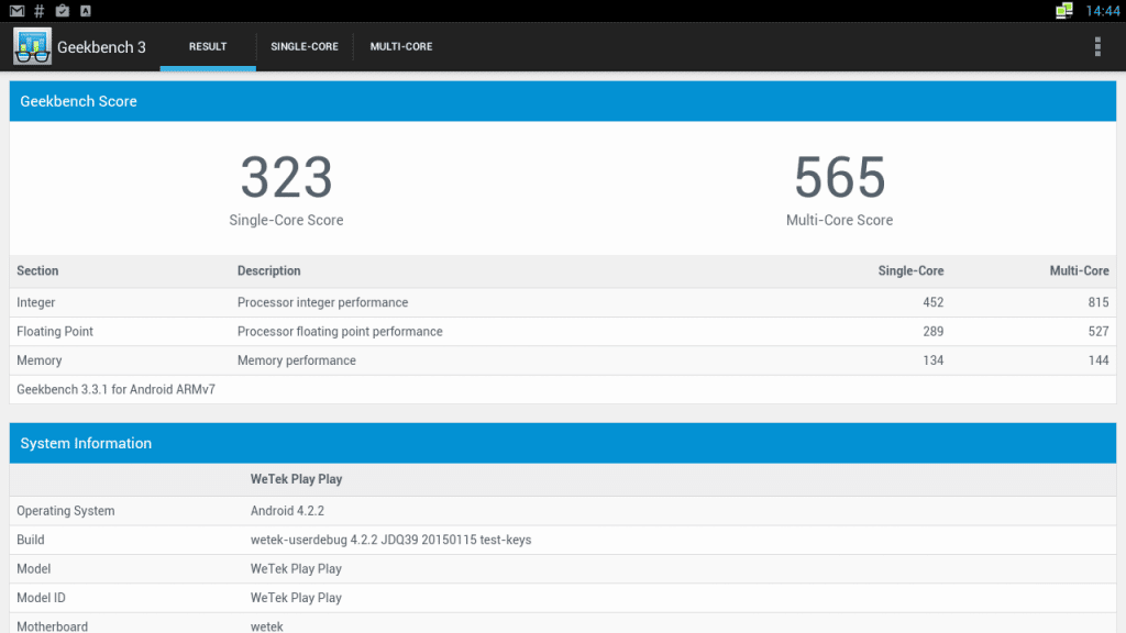 Geekbench 3.0