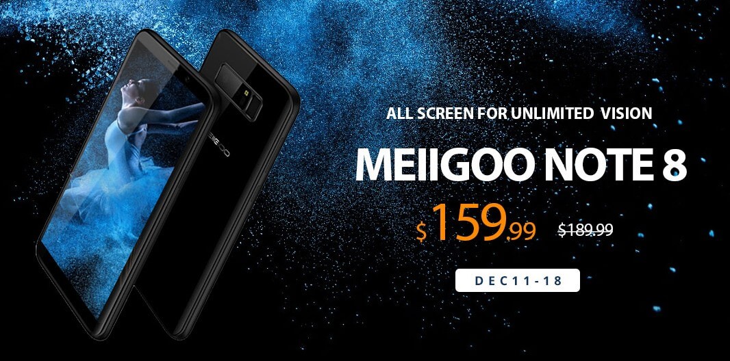 Meiigoo Note 8 sale on the Gearbest