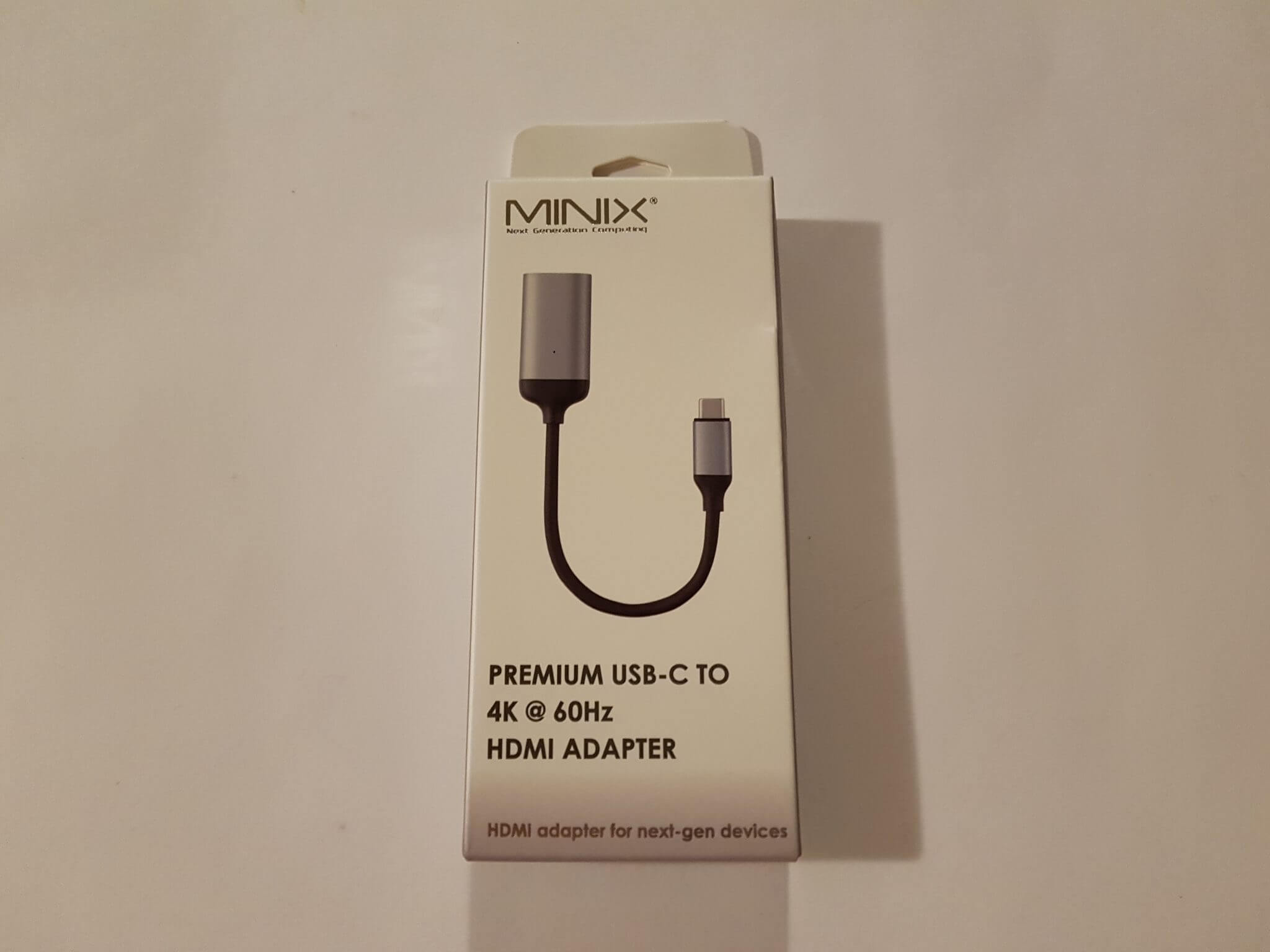 article photo: Minix premium USB-C to 4K HDMI adapter