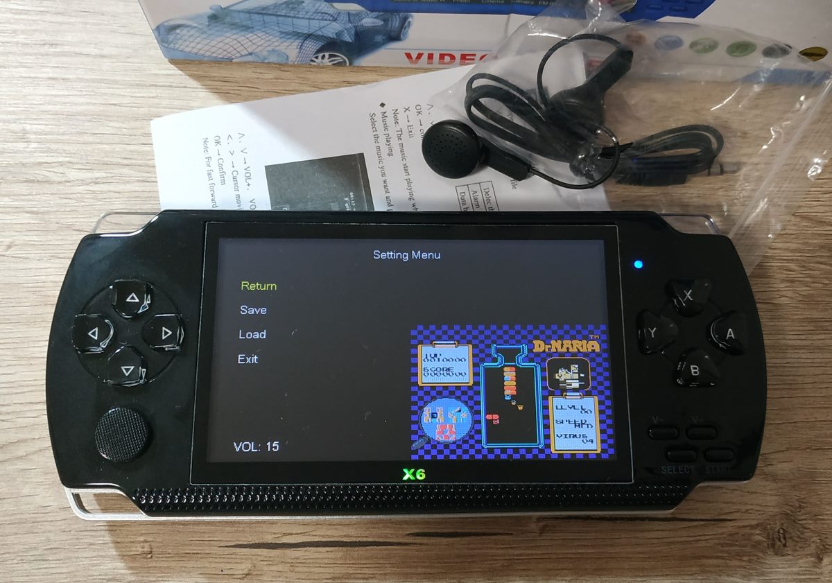 4.0 portable portátil psp handheld game player x6 nes retro console de jogos de vídeo construído em 1500 jogos clássicos suporte 12 simuladores gamepad - AliExpress