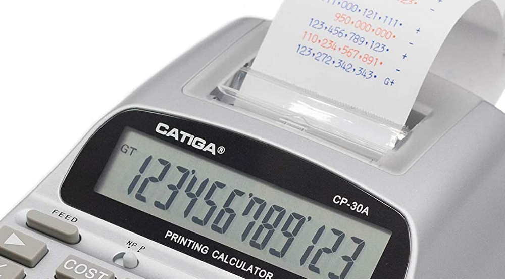 Catiga printer calculator CP-30A